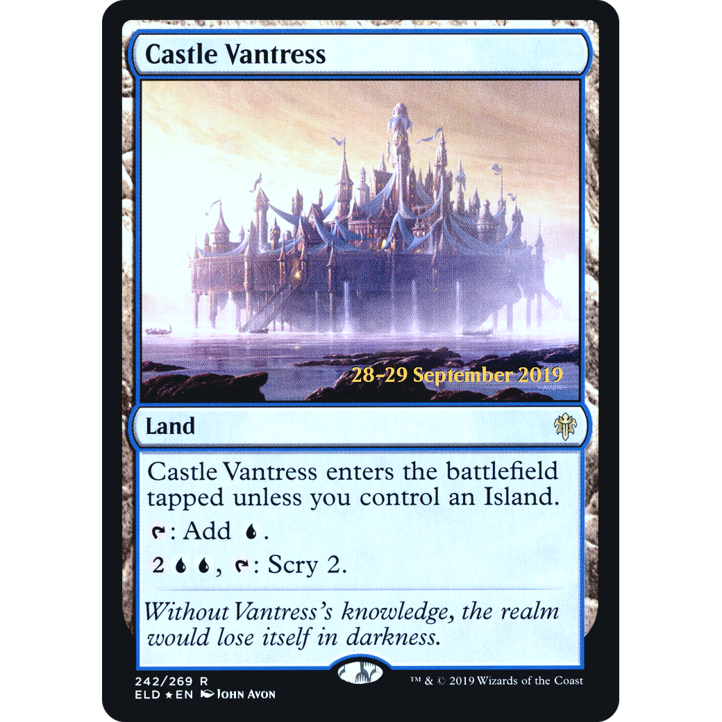 Castle Vantress (PRE-242) - Throne of Eldraine Promos Foil