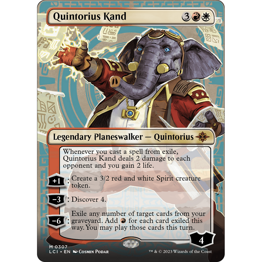 Quintorius Kand (LCI-307) - The Lost Caverns of Ixalan (Borderless)