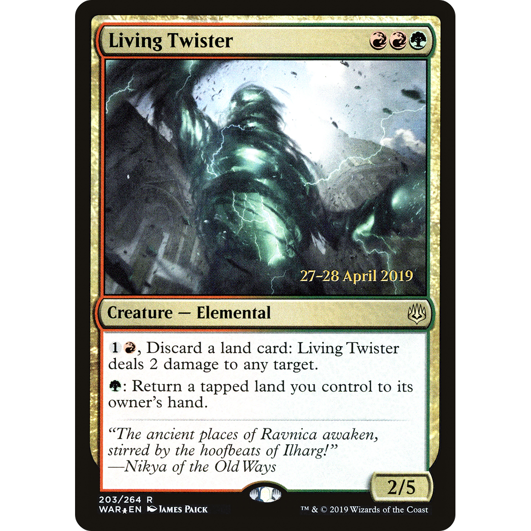 Living Twister (PRE-203) - War of the Spark Promos Foil