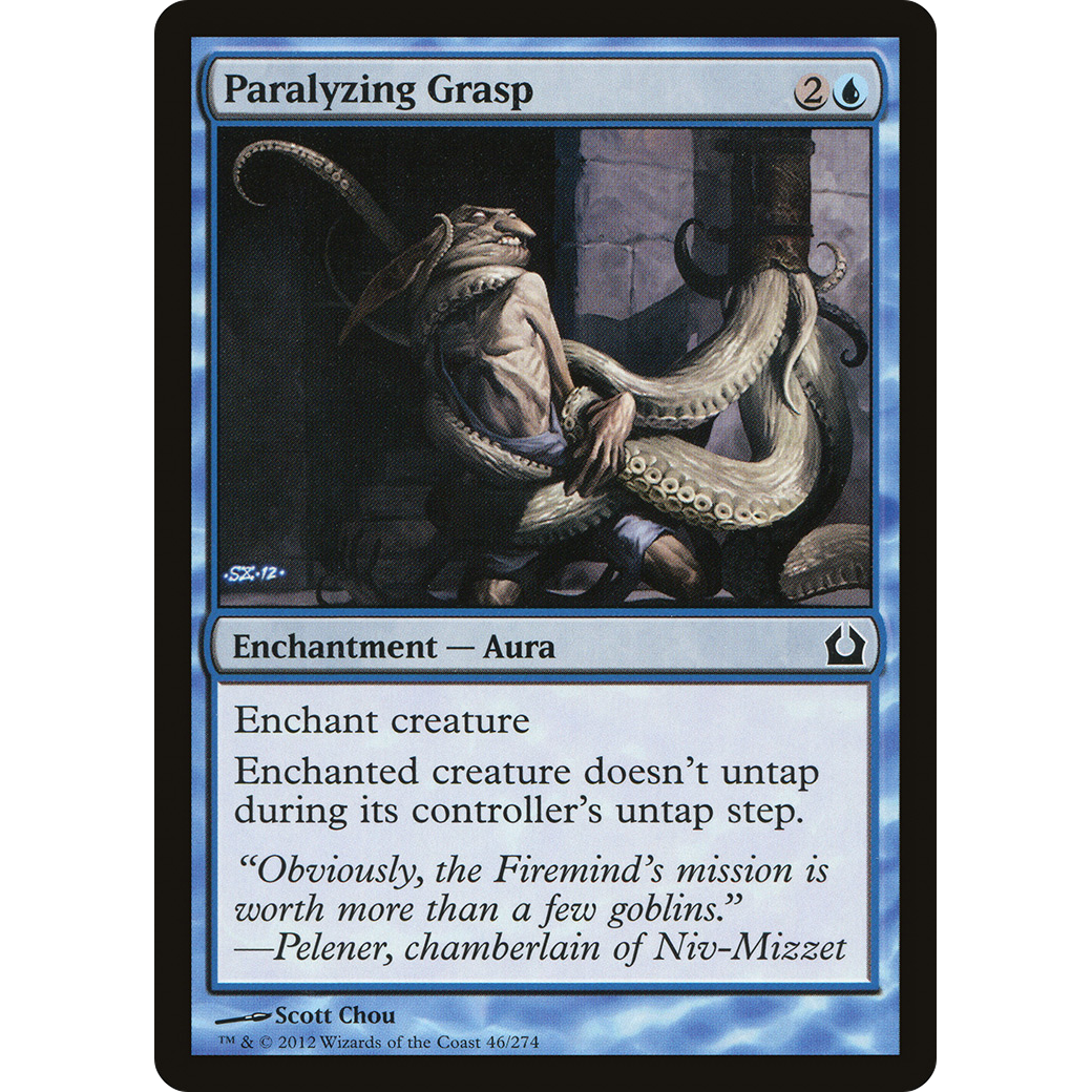 Paralyzing Grasp (RTR-046) - Return to Ravnica Foil