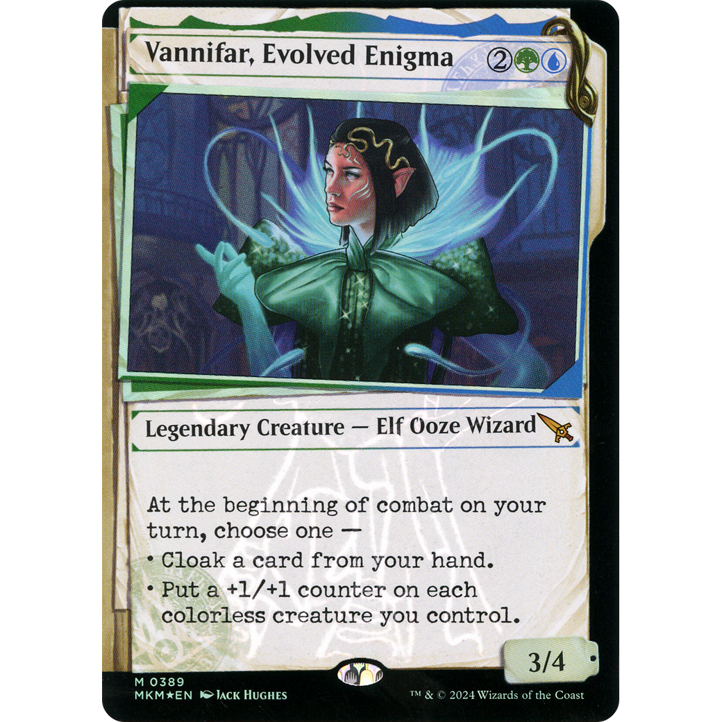 Vannifar, Evolved Enigma (MKM-389) - Murders at Karlov Manor: (Showcase) Foil