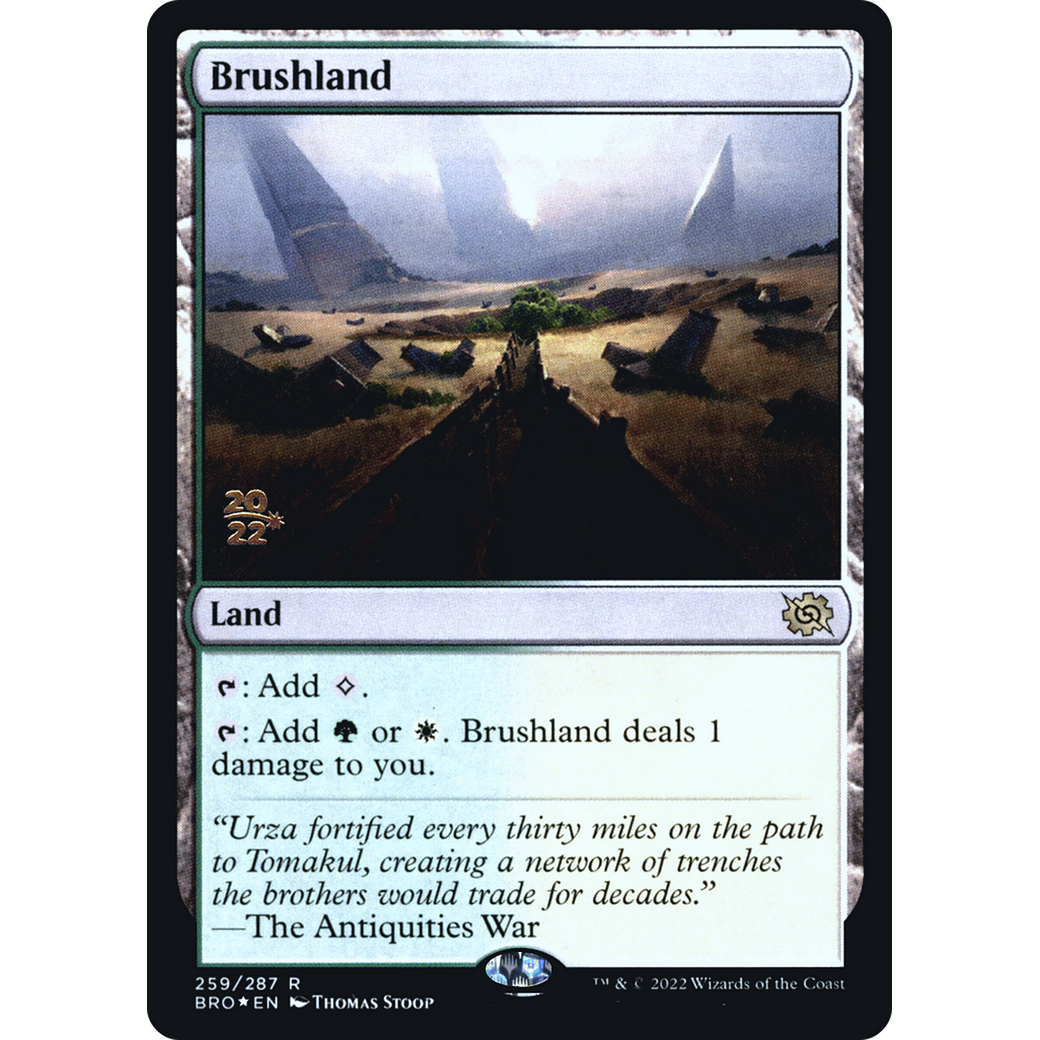 Brushland (PRE-259) - The Brothers' War Promos Foil