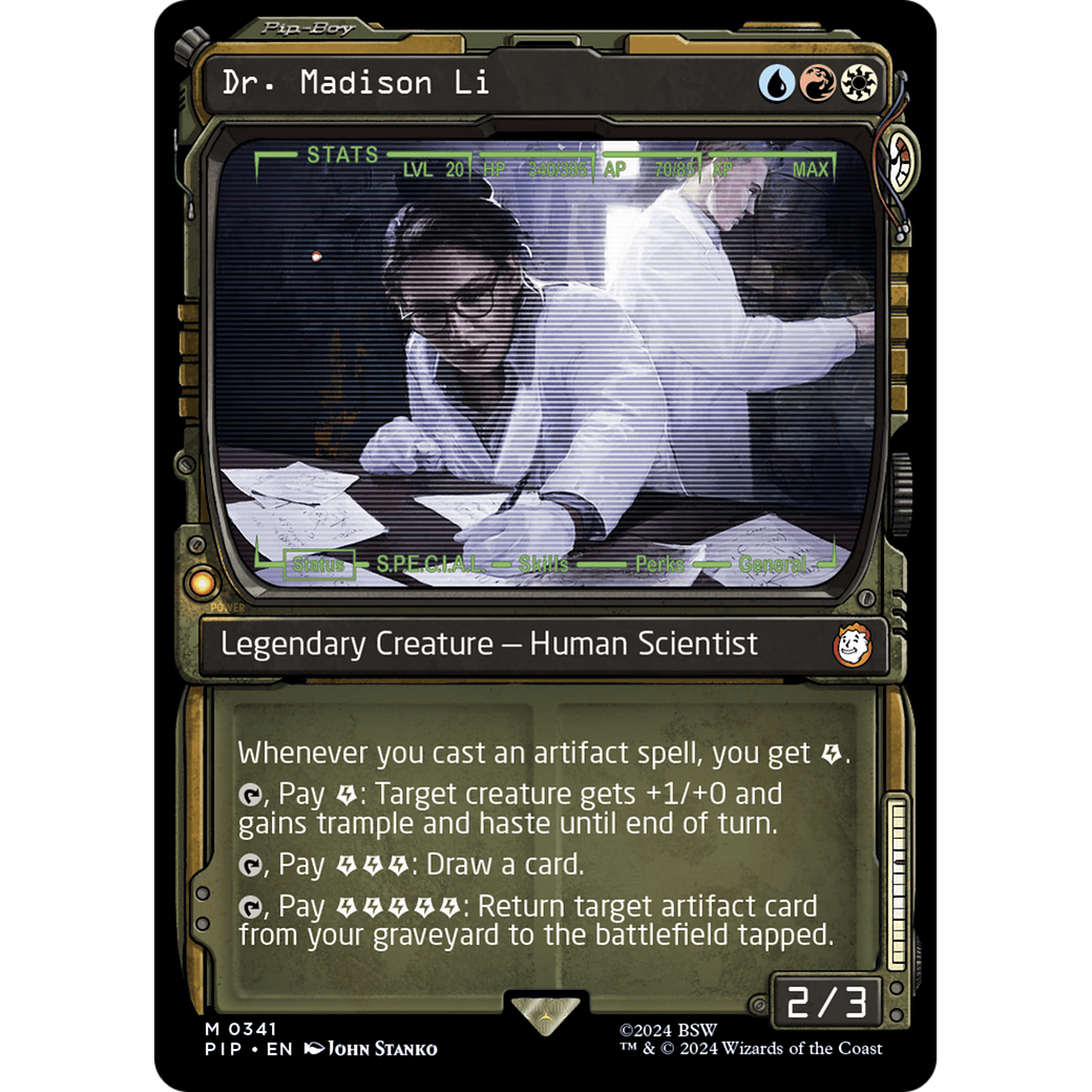 Dr. Madison Li (PIP-341) - Fallout: (Showcase) Foil