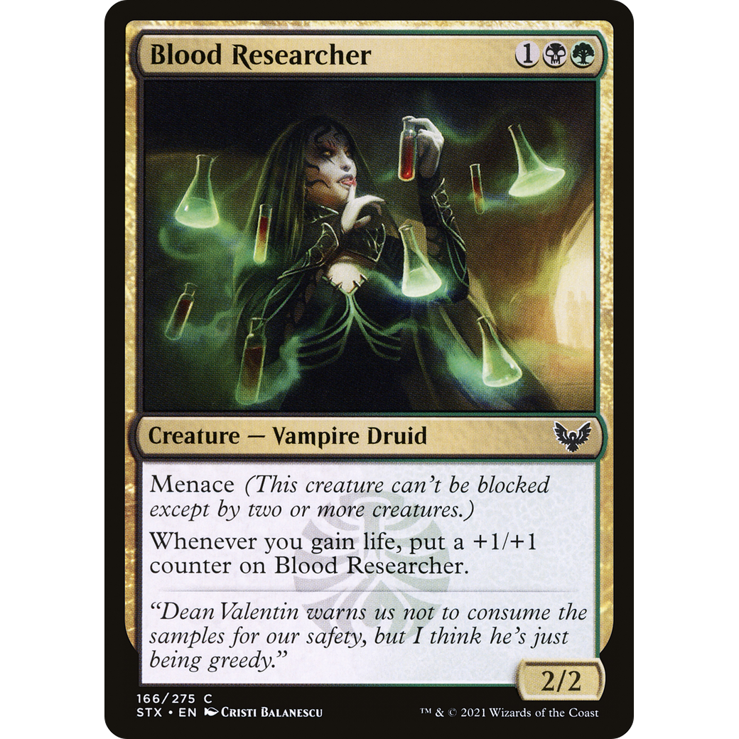 Blood Researcher (STX-166) - Strixhaven: School of Mages