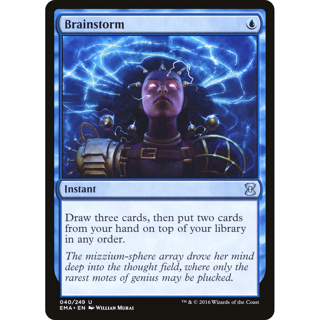 Brainstorm (EMA-040) - Eternal Masters Foil