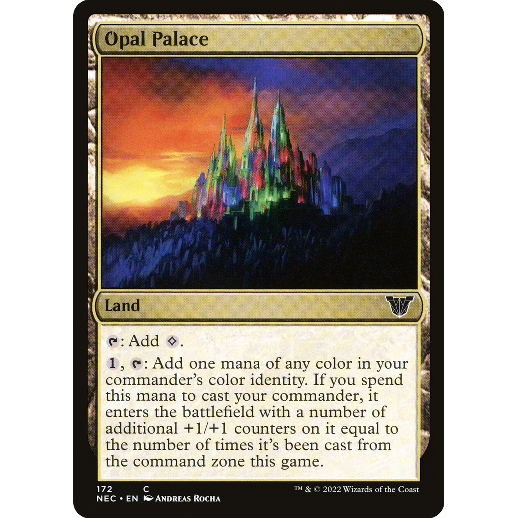 Opal Palace (NEC-172) - Neon Dynasty Commander