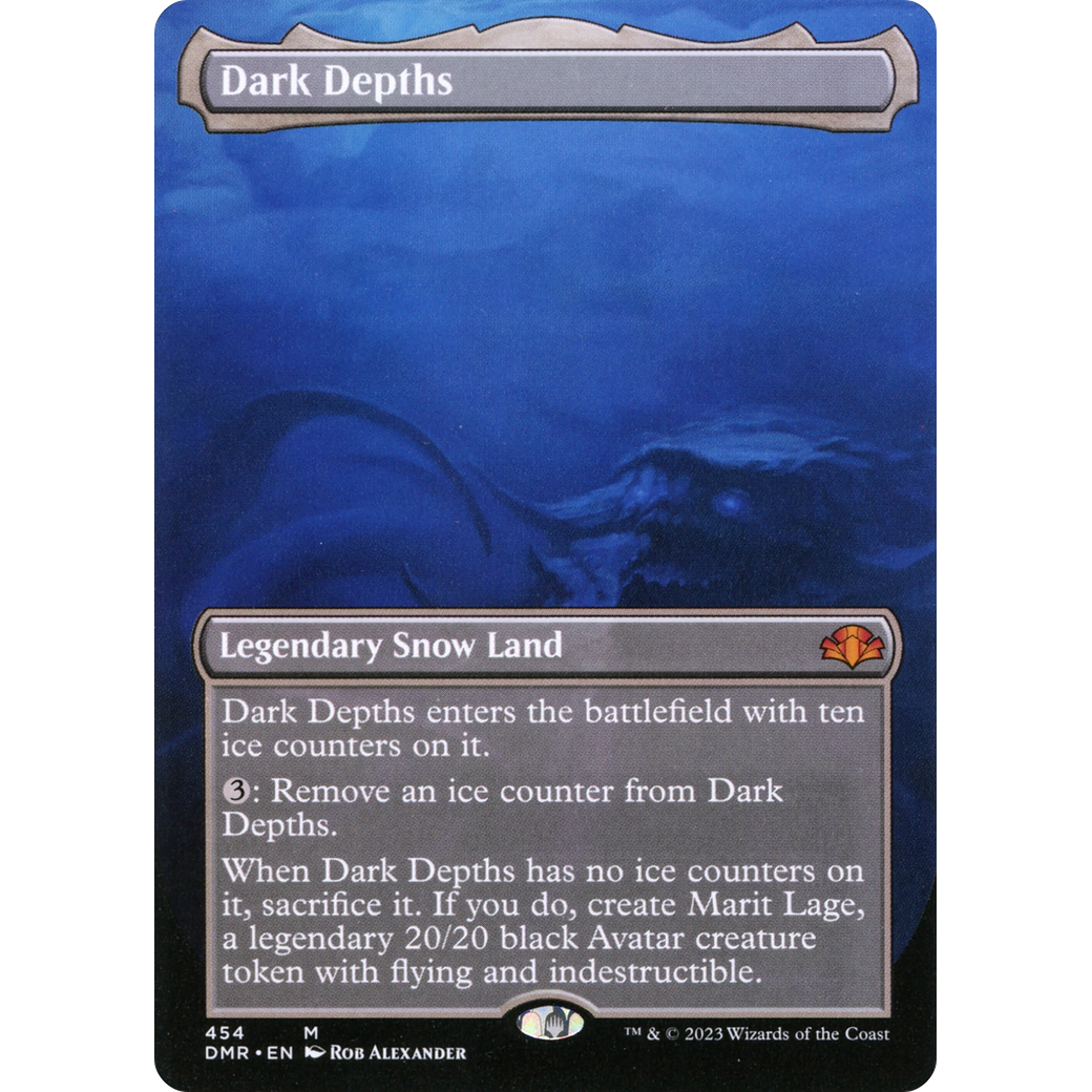 Dark Depths (Borderless) (DMR-454) - Dominaria Remastered (Borderless) Foil