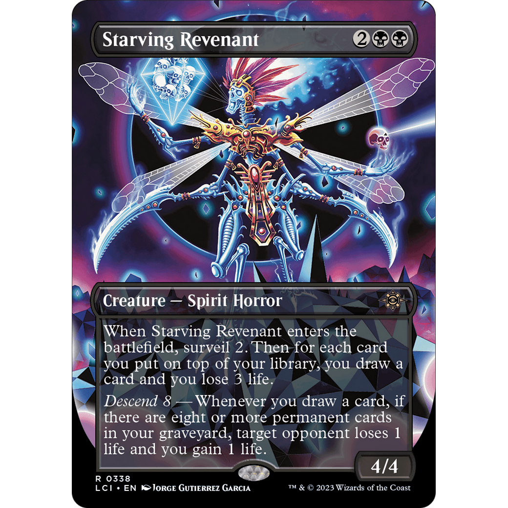 Starving Revenant (LCI-338) - The Lost Caverns of Ixalan (Borderless) Foil