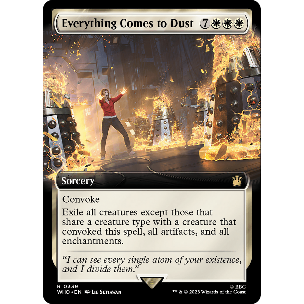 Everything Comes to Dust (Extended Art) (WHO-339) - Doctor Who: (Extended Art)