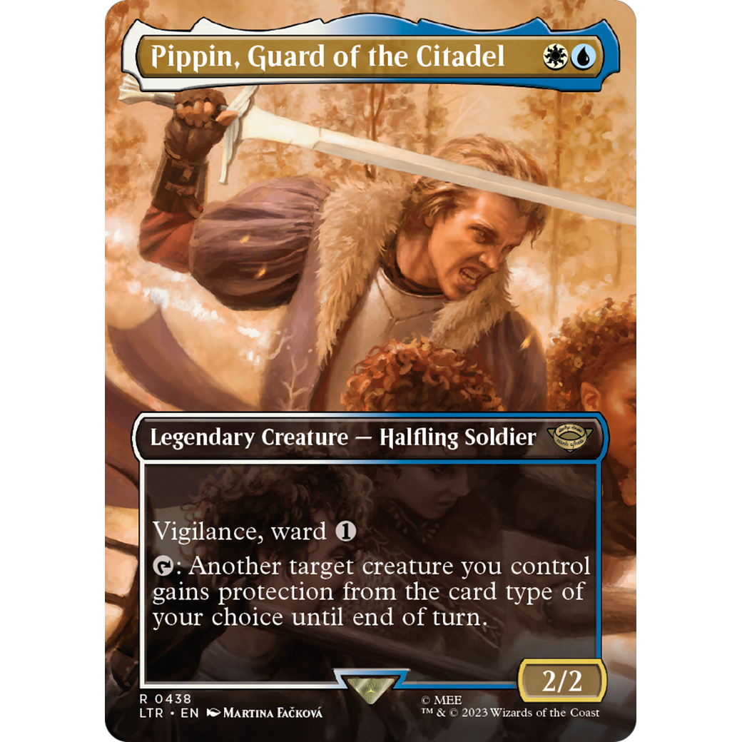 Pippin, Guard of the Citadel (LTR-438) - The Lord of the Rings: Tales of Middle-earth (Borderless) Foil