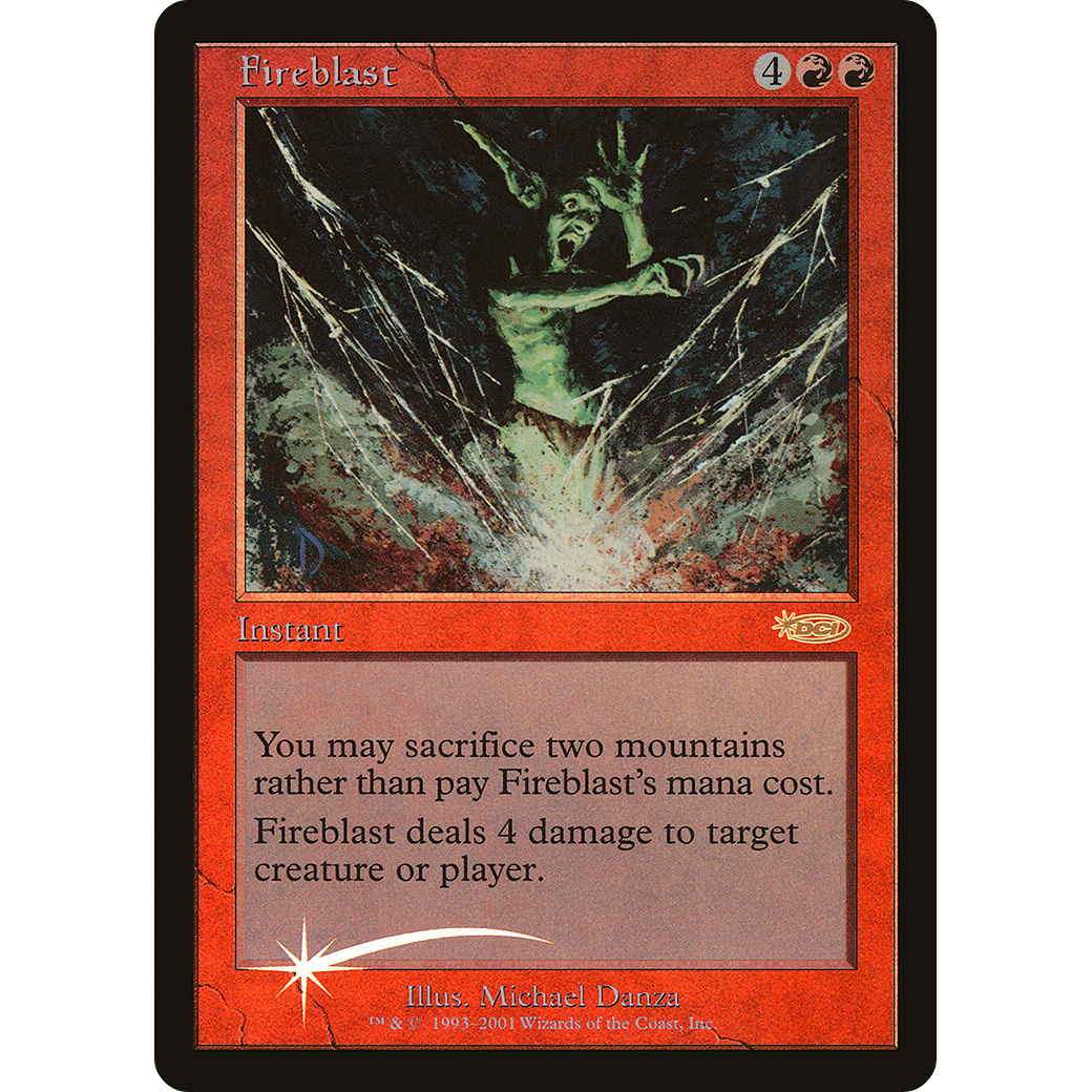 Fireblast (FNM-007) - Friday Night Magic 2001 Foil