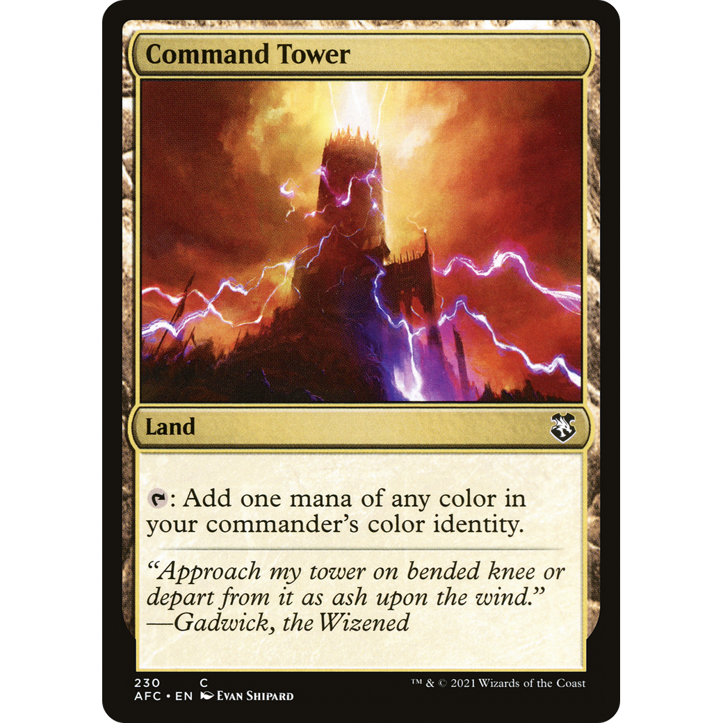 Command Tower (AFC-230) - Forgotten Realms Commander