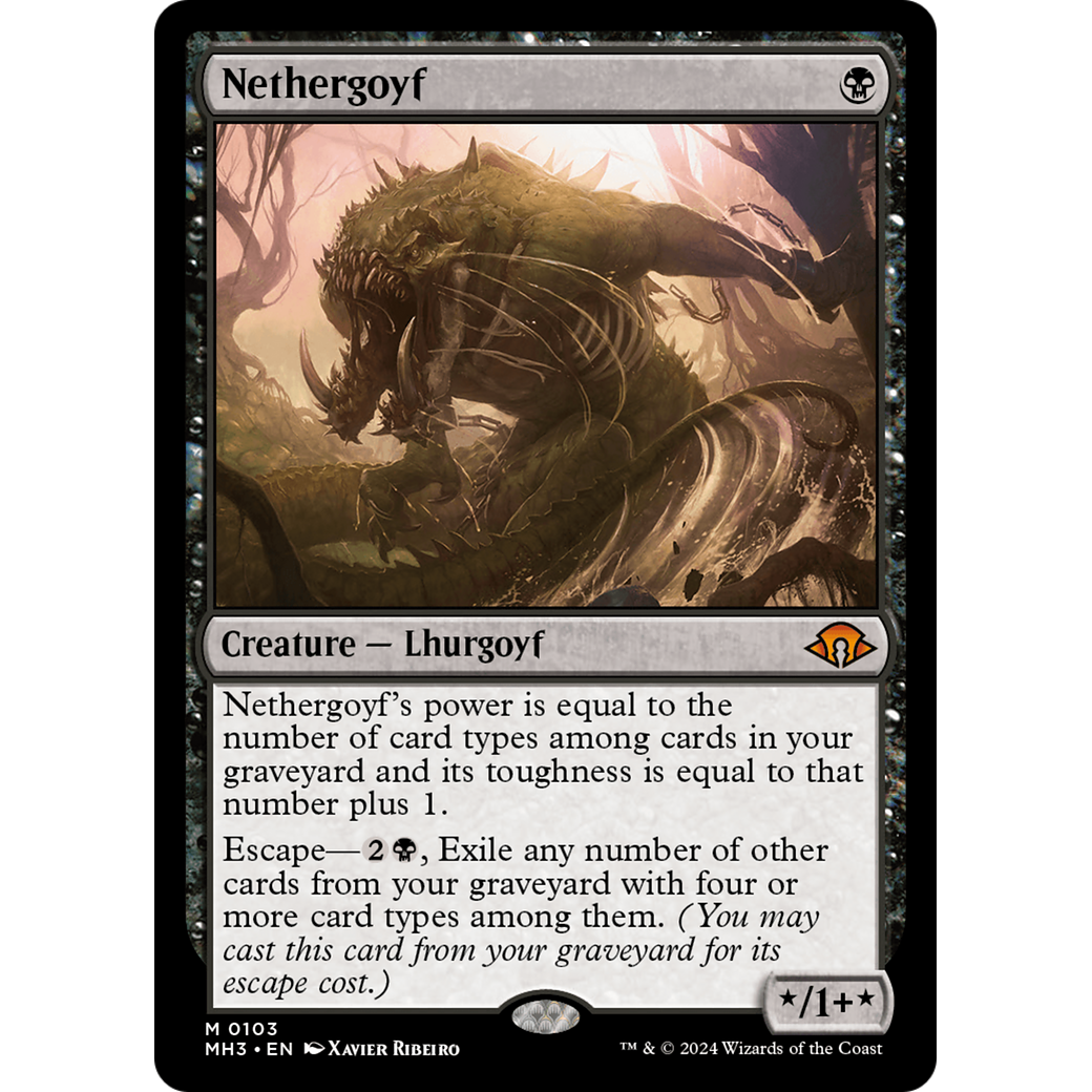 Nethergoyf (MH3-103) - Modern Horizons 3 Foil