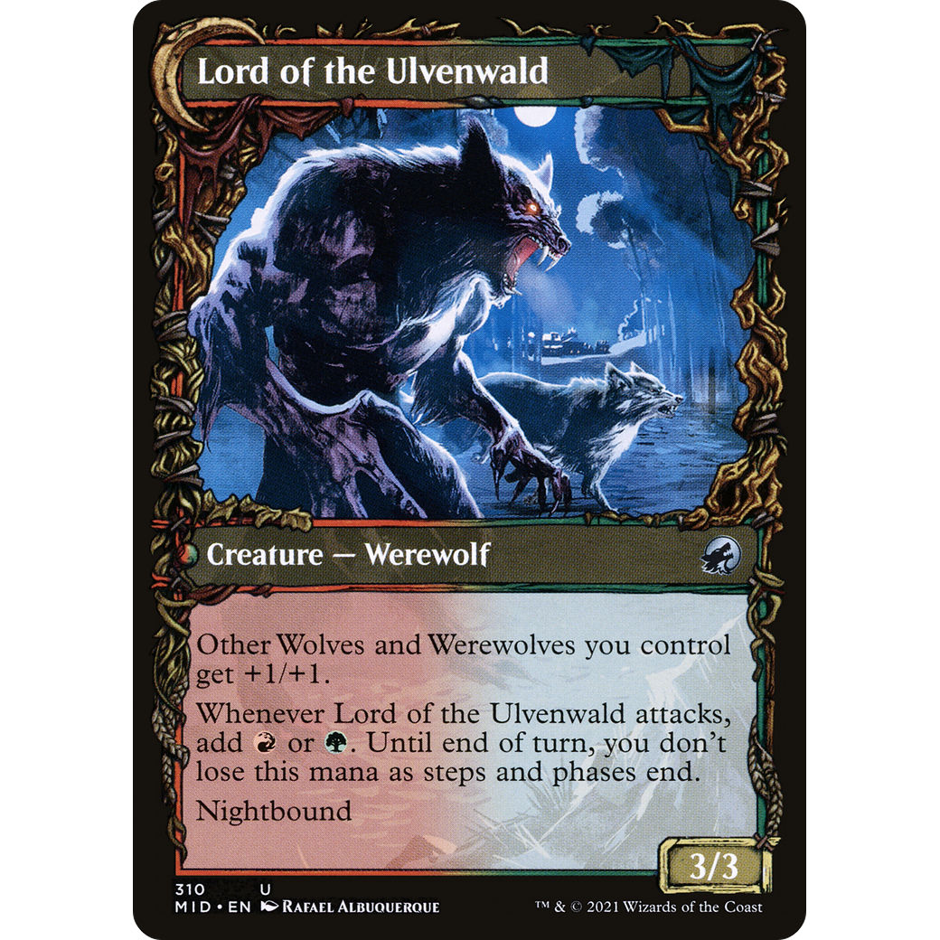 Kessig Naturalist (Showcase) (MID-310) - Innistrad: Midnight Hunt: (Showcase, Double Faced Transform)