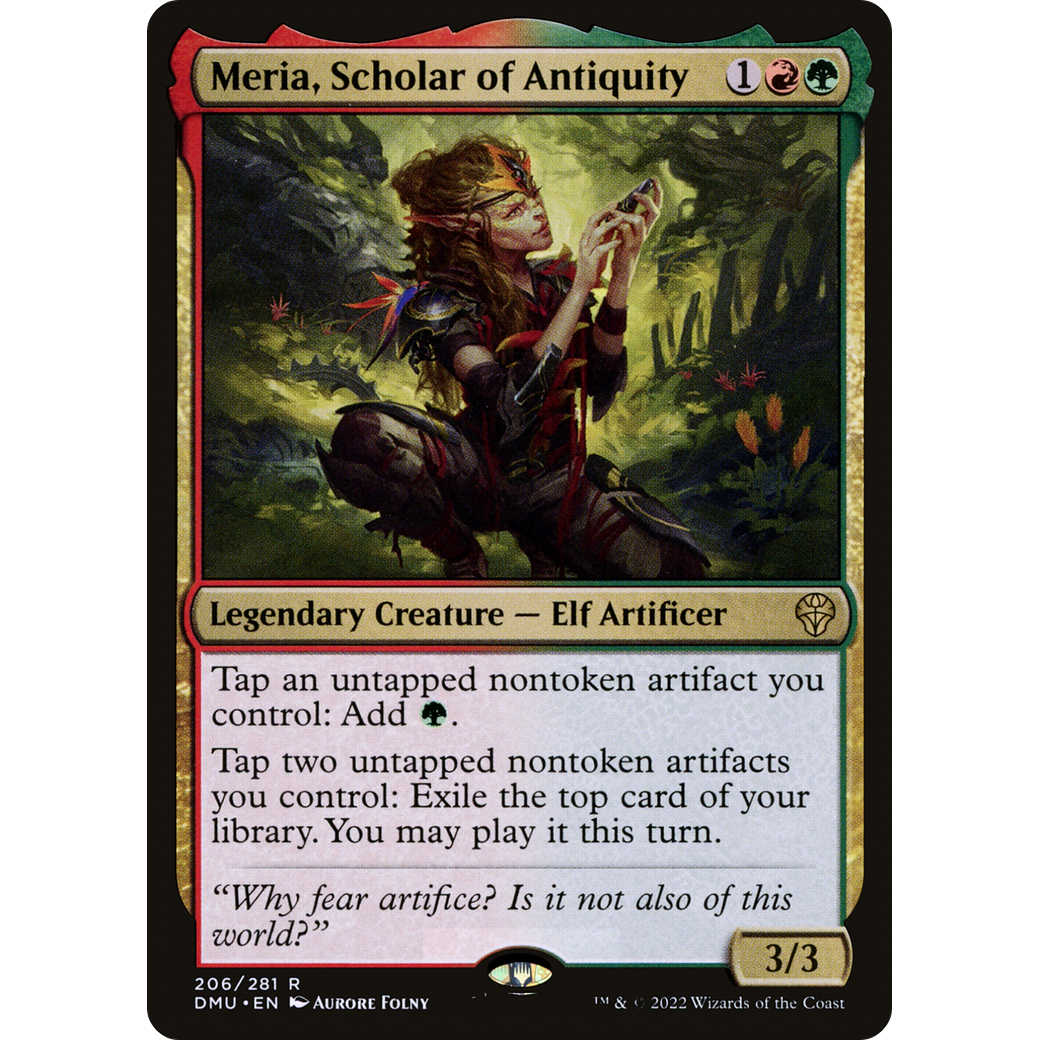 Meria, Scholar of Antiquity (DMU-206) - Dominaria United