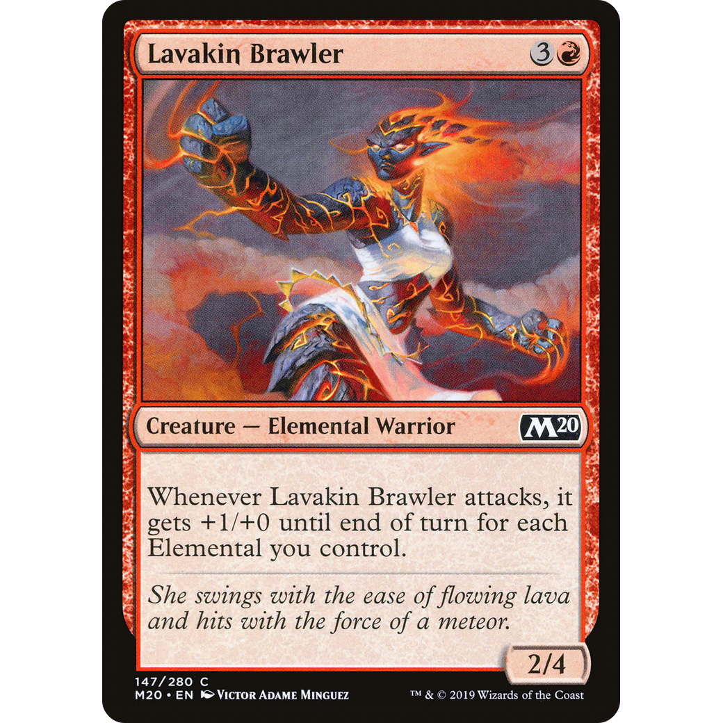 Lavakin Brawler (M20-147) - Core Set 2020 Foil