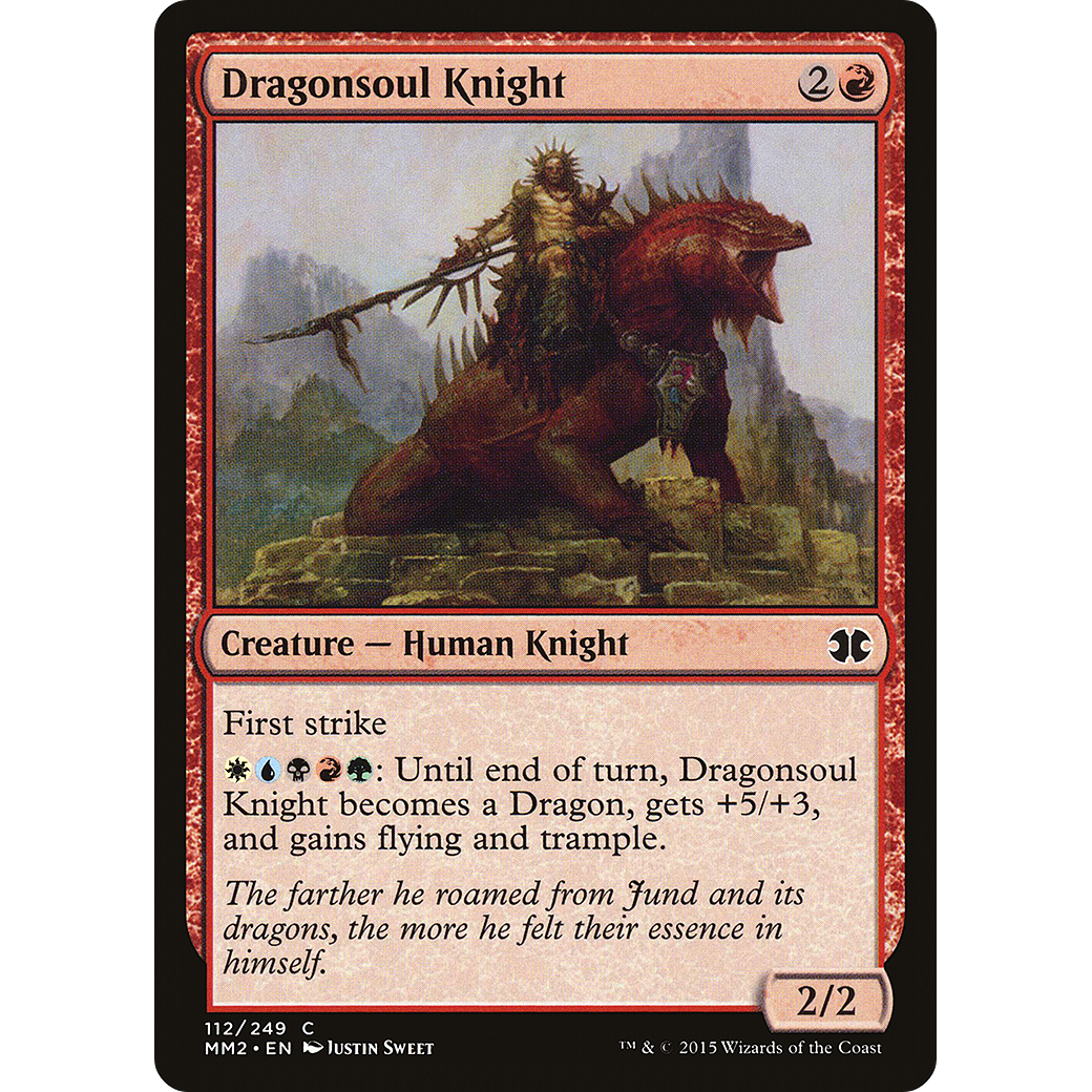 Dragonsoul Knight (MM2-112) - Modern Masters 2015 Foil