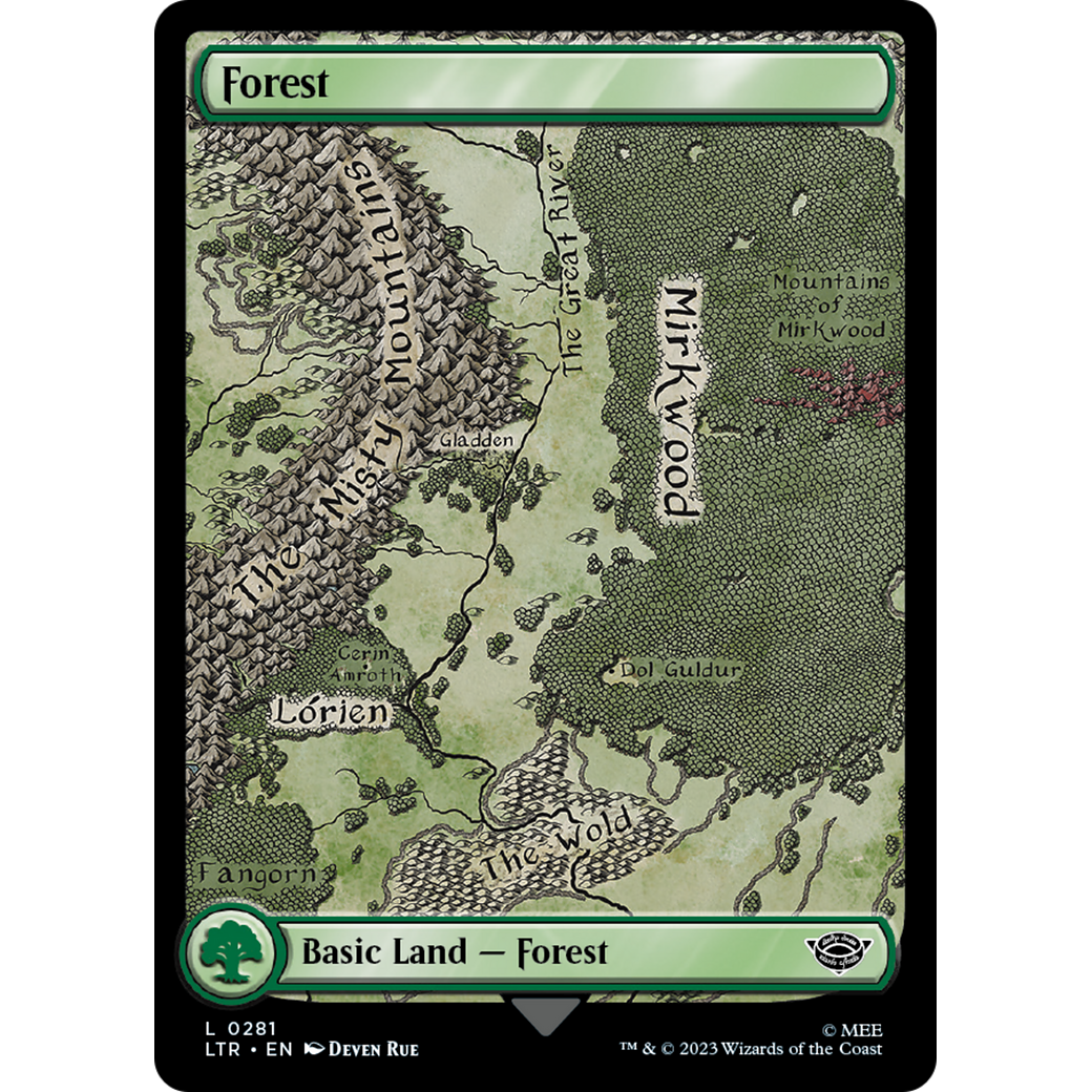 Forest (LTR-281) - The Lord of the Rings: Tales of Middle-earth Foil