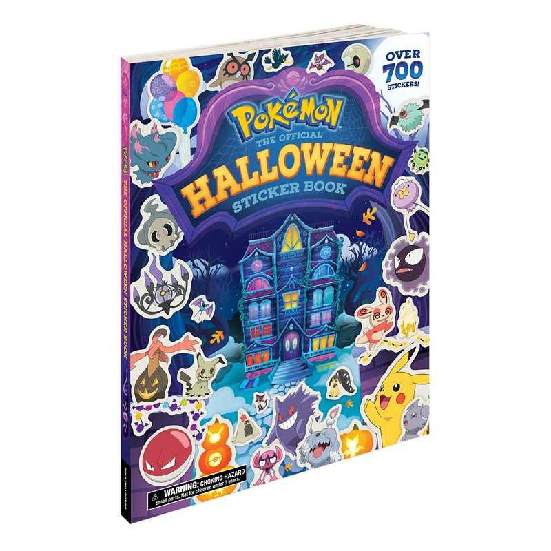 Pokémon Halloween: The Official Sticker Book by Pikachu Press: Paperback; 120 pages / English