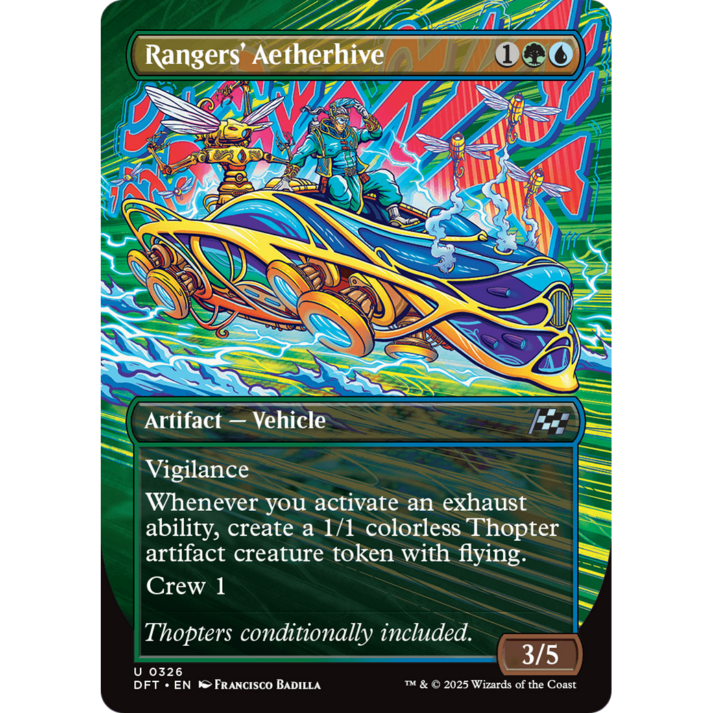 Rangers' Aetherhive (DFT-326) - Aetherdrift (Borderless) Foil