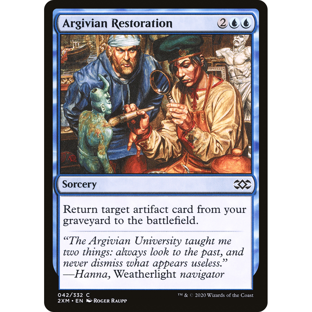 Argivian Restoration (2XM-042) - Double Masters Foil