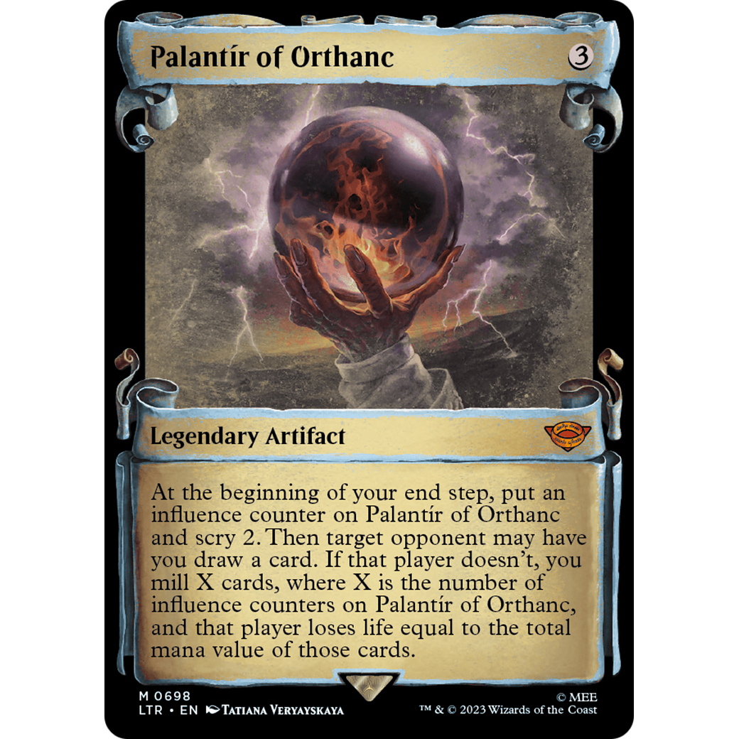 Palantír of Orthanc (LTR-698) - The Lord of the Rings: Tales of Middle-earth: (Showcase)