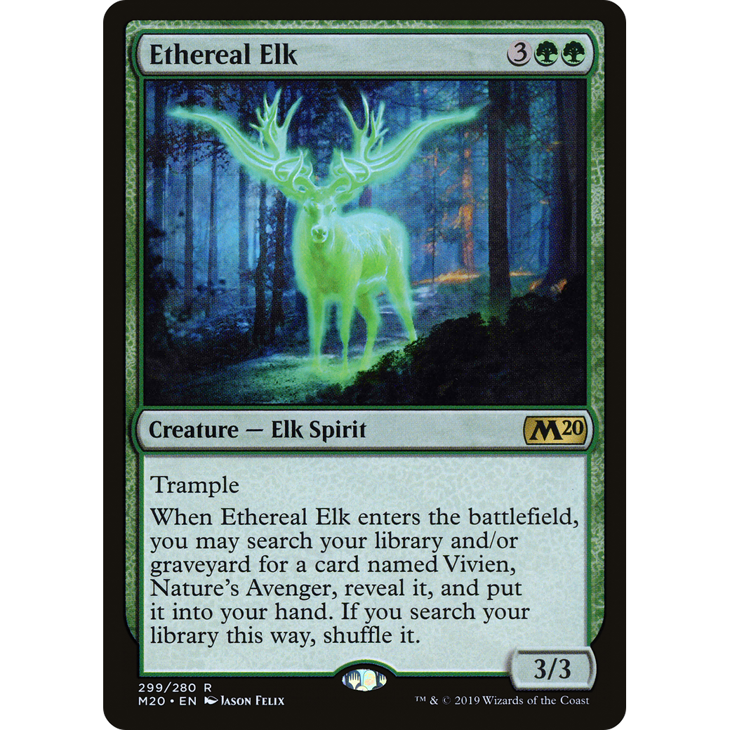Ethereal Elk (M20-299) - Core Set 2020