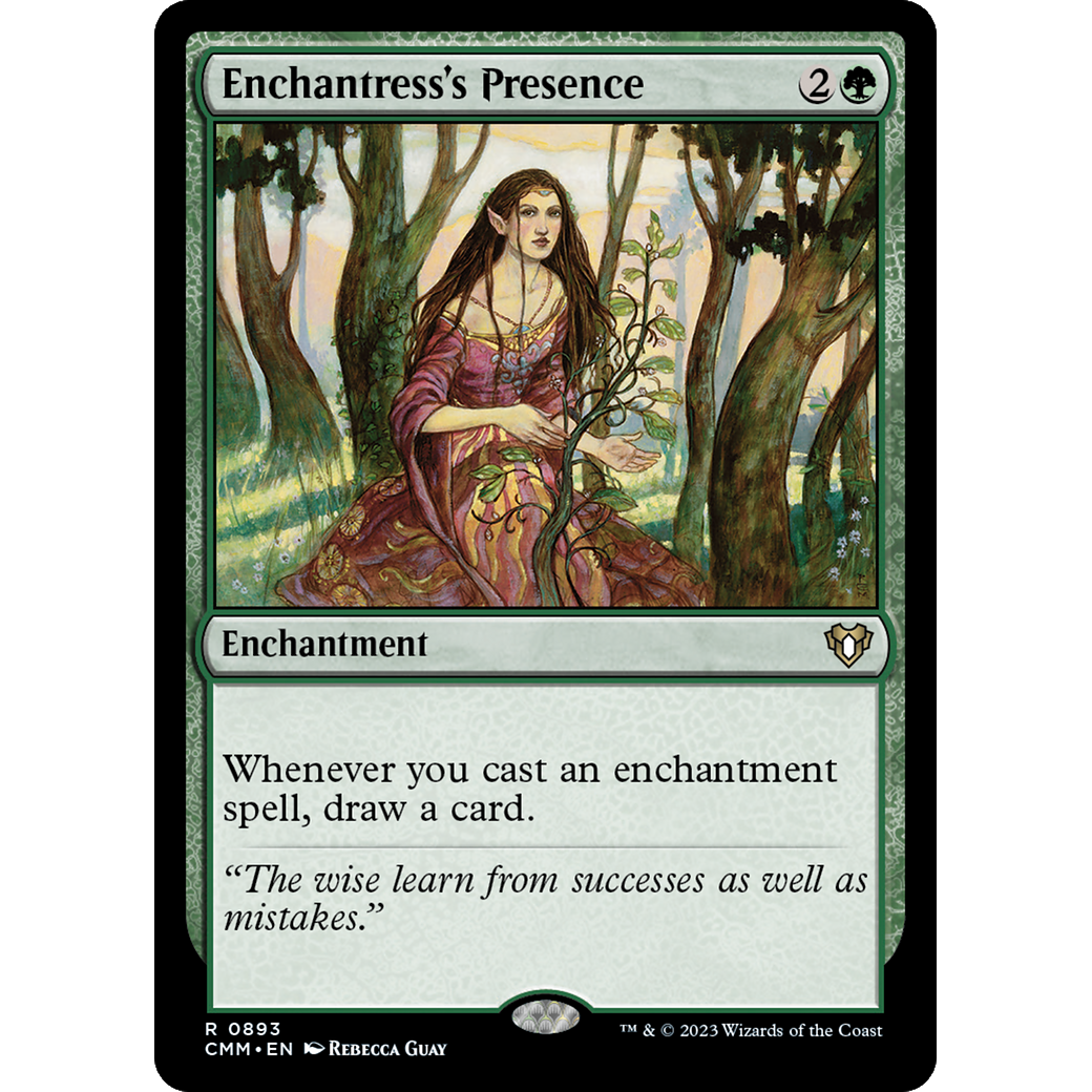 Enchantress's Presence (CMM-893) - Commander Masters