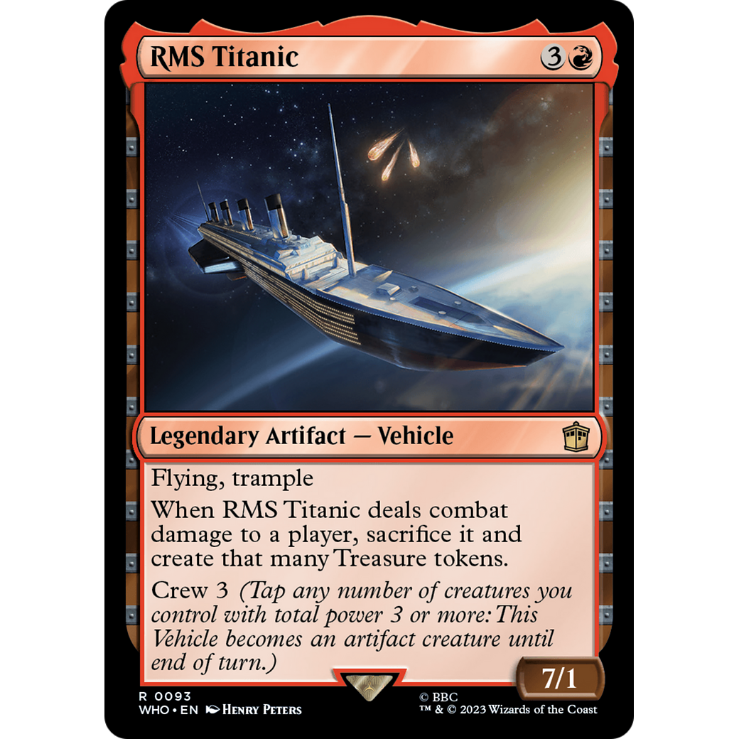 RMS Titanic (WHO-093) - Doctor Who Foil