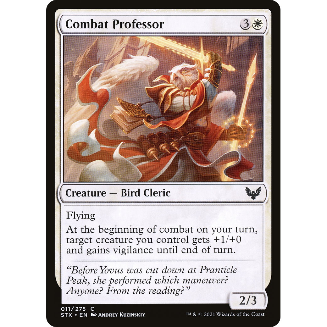 Combat Professor (STX-011) - Strixhaven: School of Mages Foil