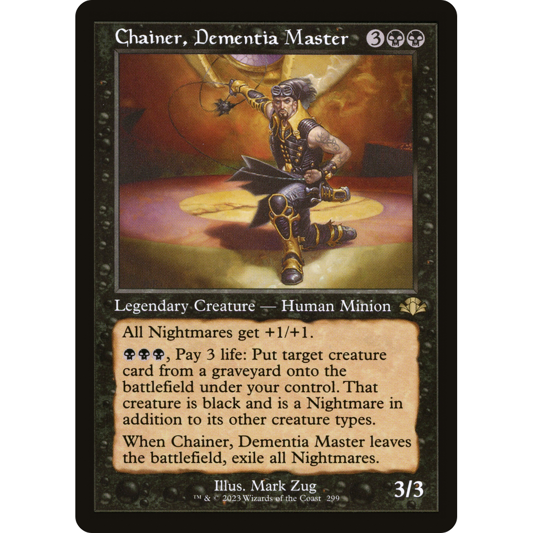 Chainer, Dementia Master (Retro Frame) (DMR-299) - Dominaria Remastered