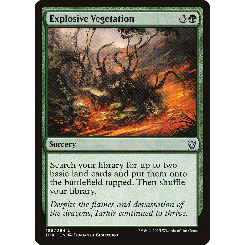 Explosive Vegetation (DTK-186) - Dragons of Tarkir