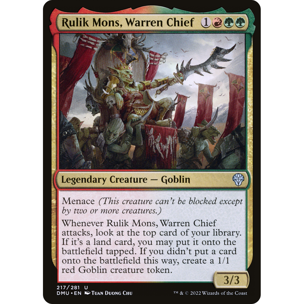 Rulik Mons, Warren Chief (DMU-217) - Dominaria United Foil