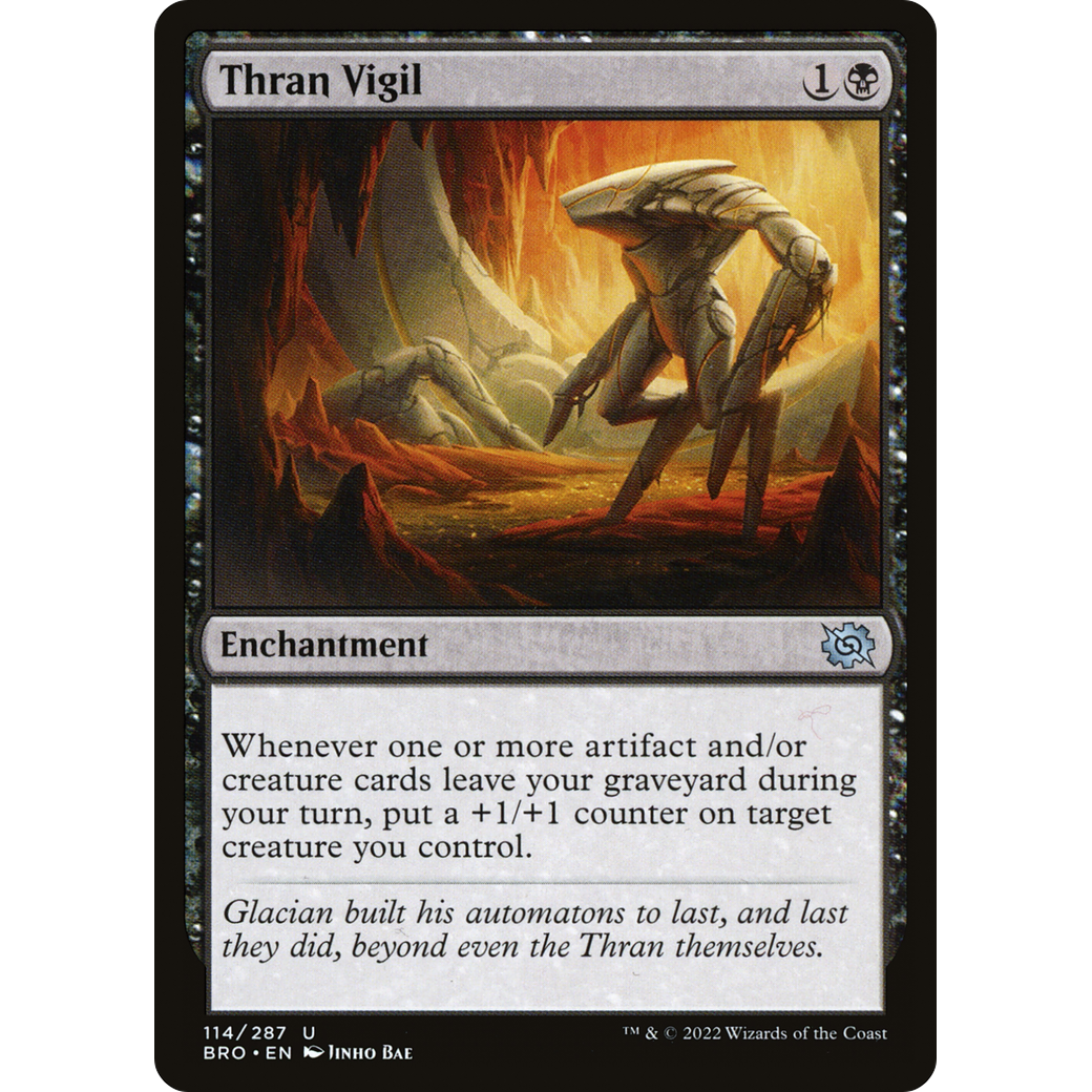 Thran Vigil (BRO-114) - The Brothers' War Foil