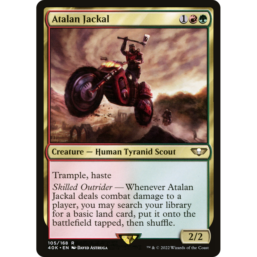 Atalan Jackal (40K-105) - Warhammer 40,000 Commander