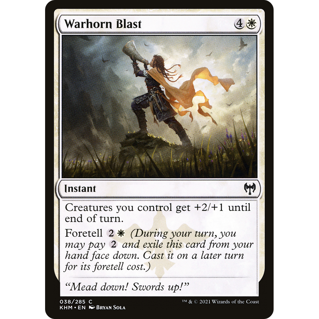 Warhorn Blast (KHM-038) - Kaldheim Foil
