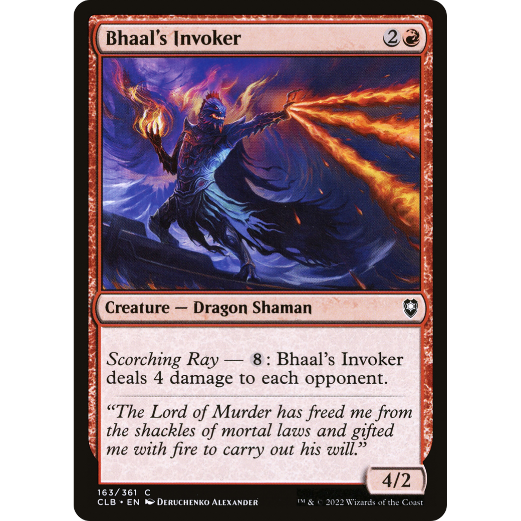 Bhaal's Invoker (CLB-163) - Commander Legends: Battle for Baldur's Gate Foil