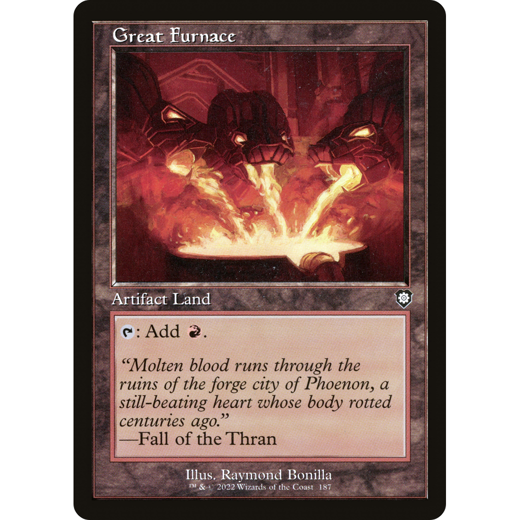 Great Furnace (Retro Frame) (BRC-187) - The Brothers' War Commander
