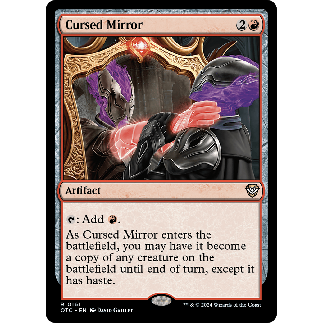 Cursed Mirror (OTC-161) - Outlaws of Thunder Junction Commander