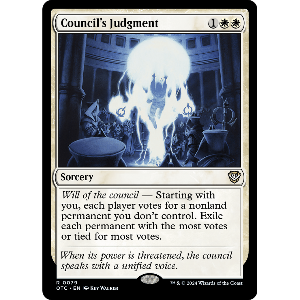 Council's Judgment (OTC-079) - Outlaws of Thunder Junction Commander