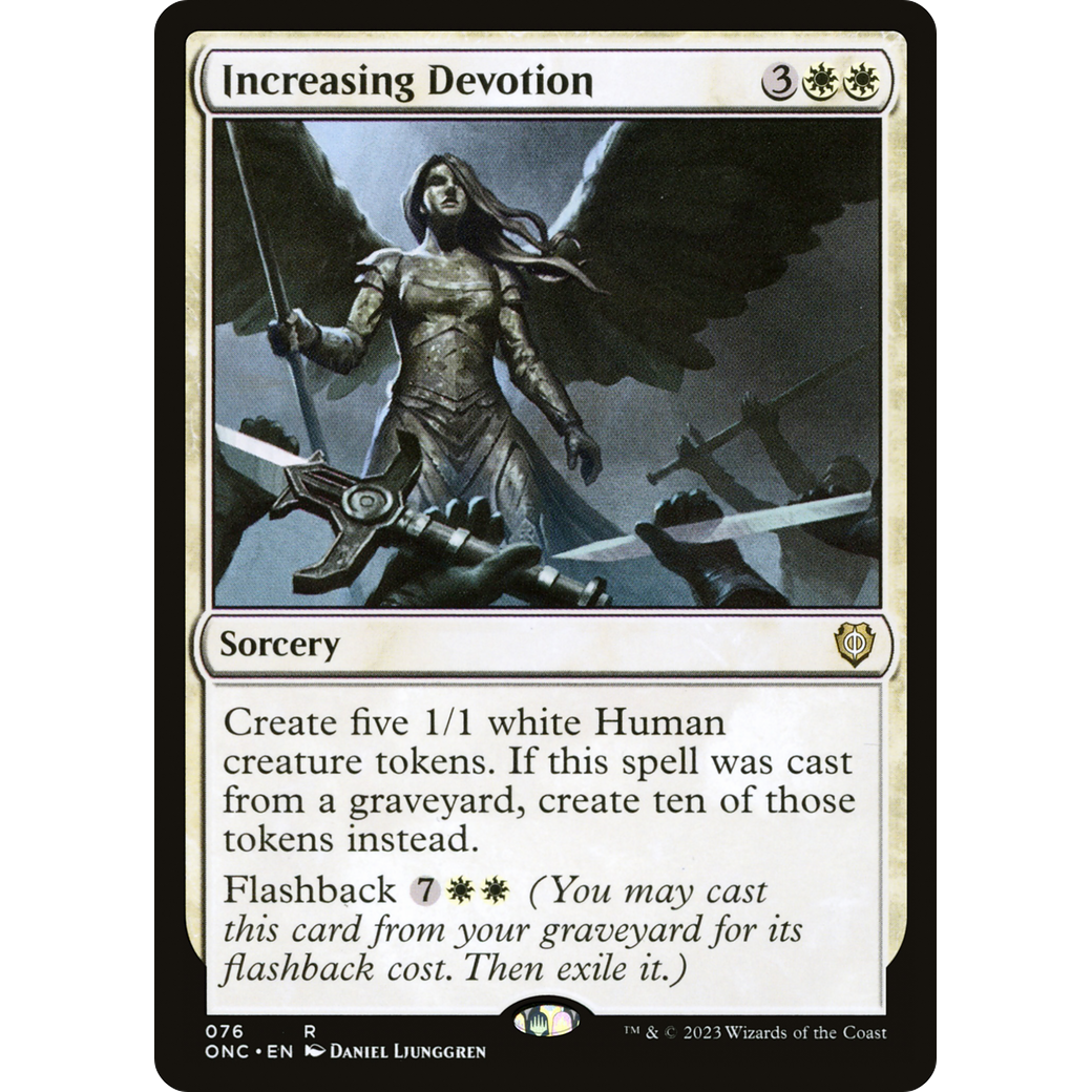 Increasing Devotion (ONC-076) - Phyrexia: All Will Be One Commander