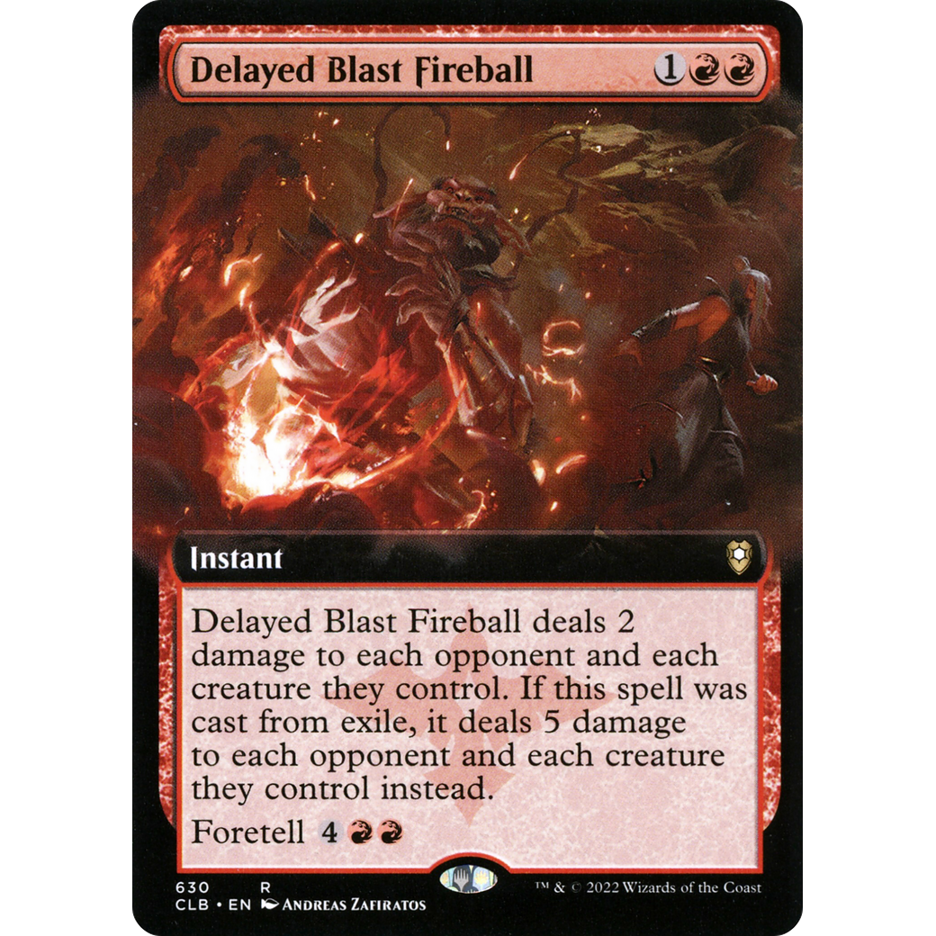 Delayed Blast Fireball (CLB-630) - Commander Legends: Battle for Baldur's Gate: (Extended Art)