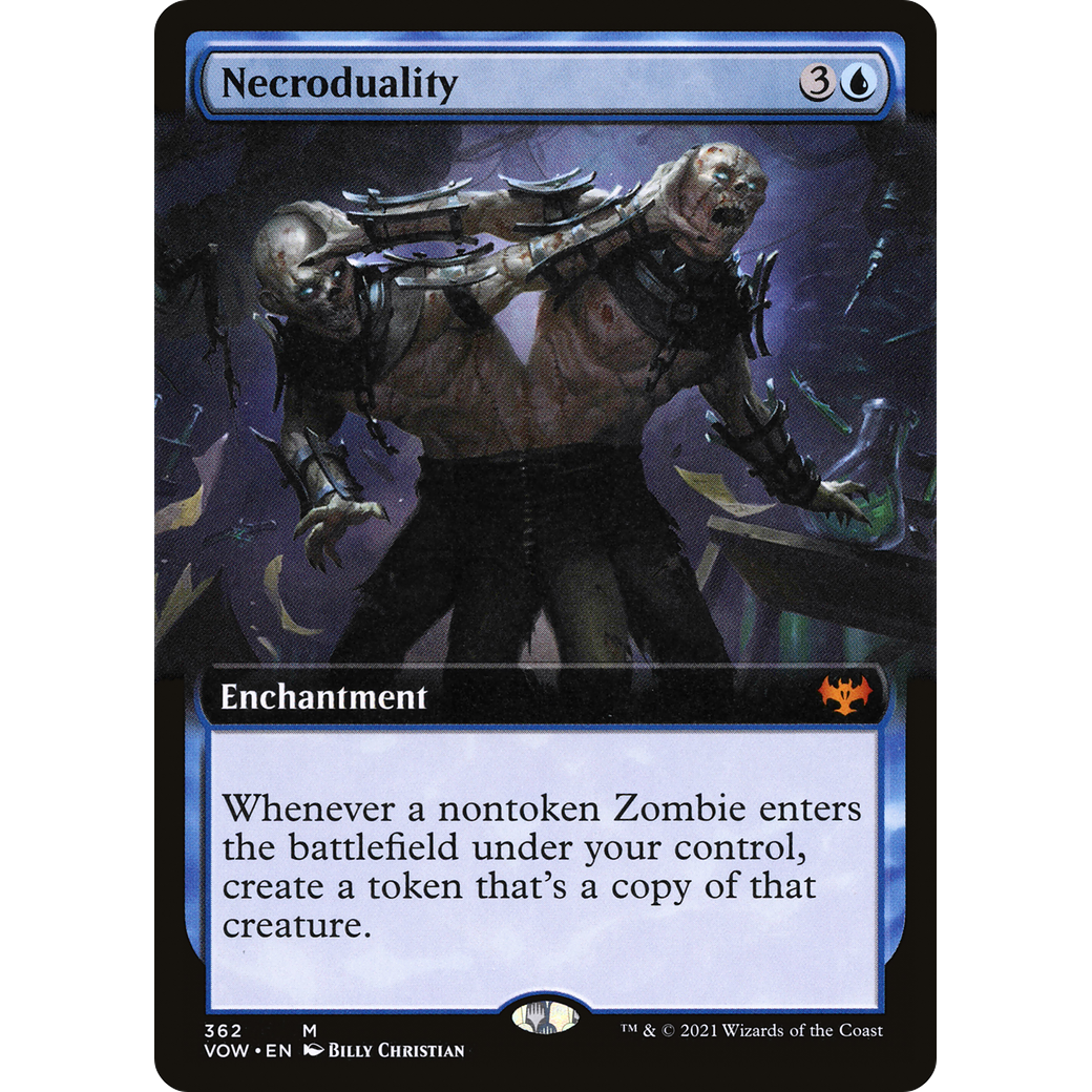 Necroduality (Extended Art) (VOW-362) - Innistrad: Crimson Vow: (Extended Art) Foil