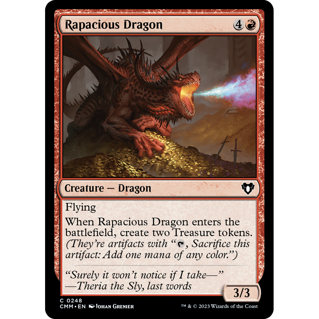 Rapacious Dragon (CMM-248) - Commander Masters Foil