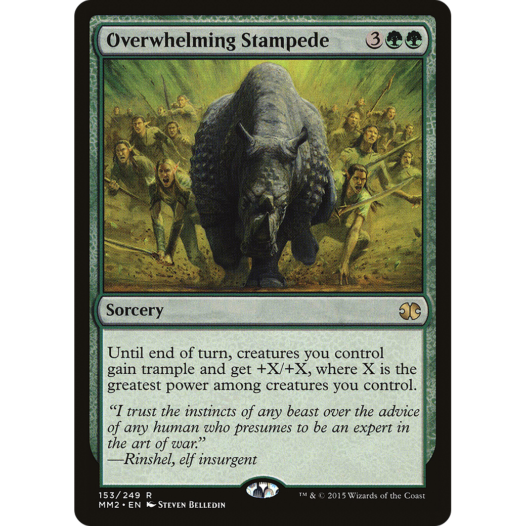 Overwhelming Stampede (MM2-153) - Modern Masters 2015