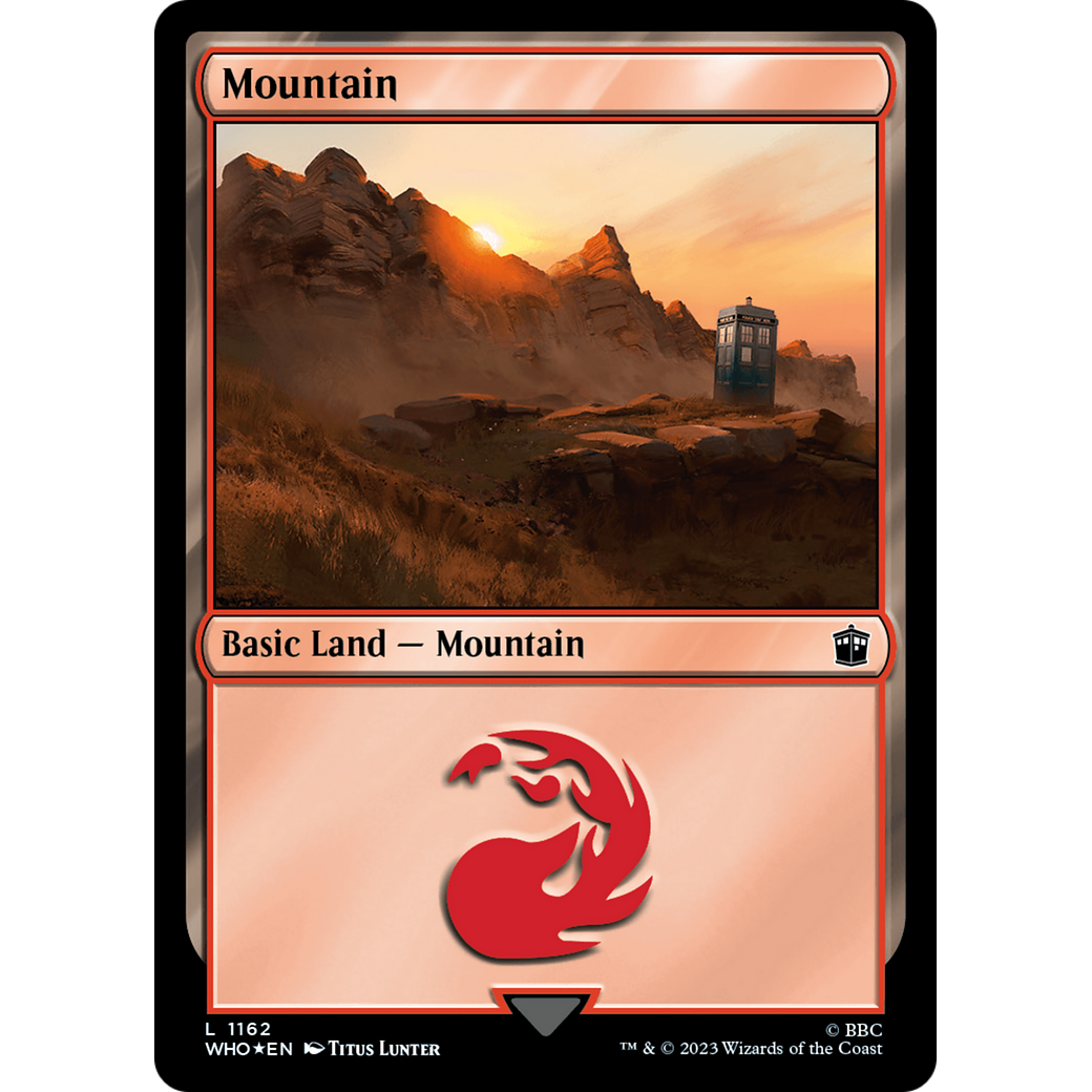 Mountain (1162) (Surge Foil) (WHO-1162) - Doctor Who Foil