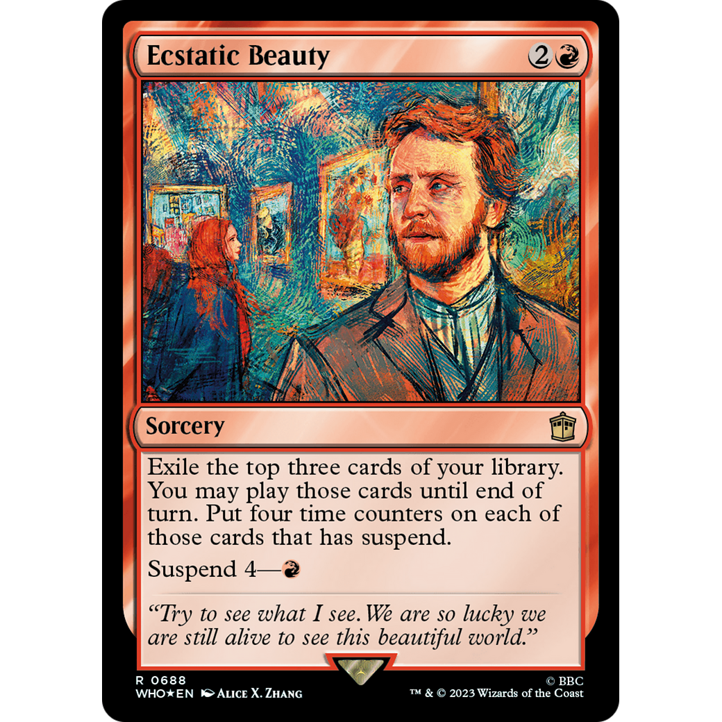 Ecstatic Beauty (Surge Foil) (WHO-688) - Doctor Who Foil