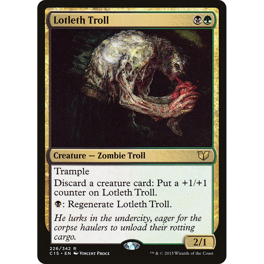 Lotleth Troll (C15-226) - Commander 2015