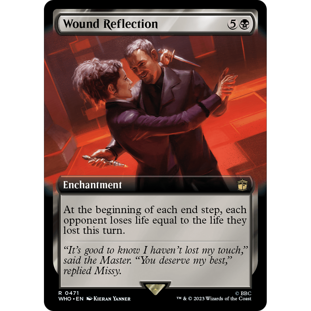 Wound Reflection (Extended Art) (WHO-471) - Doctor Who: (Extended Art) Foil