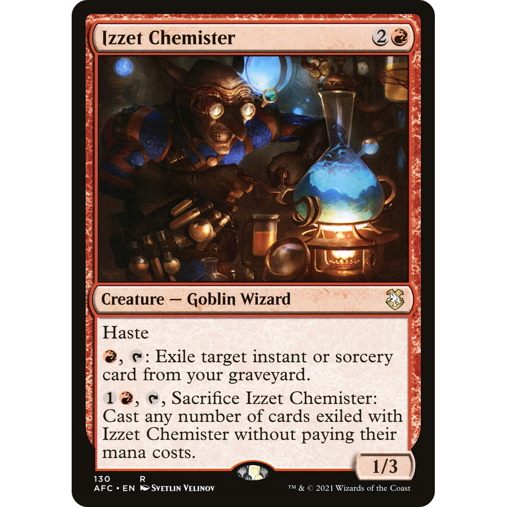 Izzet Chemister (AFC-130) - Forgotten Realms Commander
